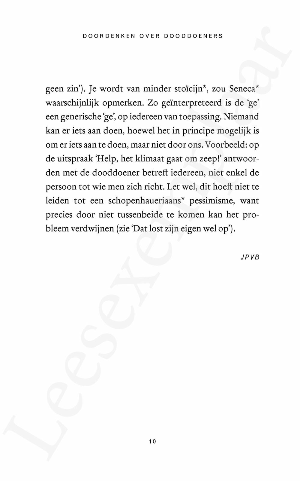 Preview: Doordenken over dooddoeners