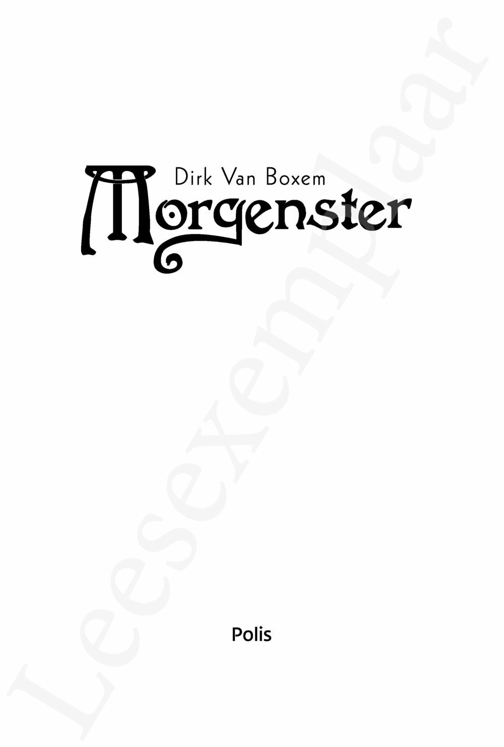 Preview: Morgenster