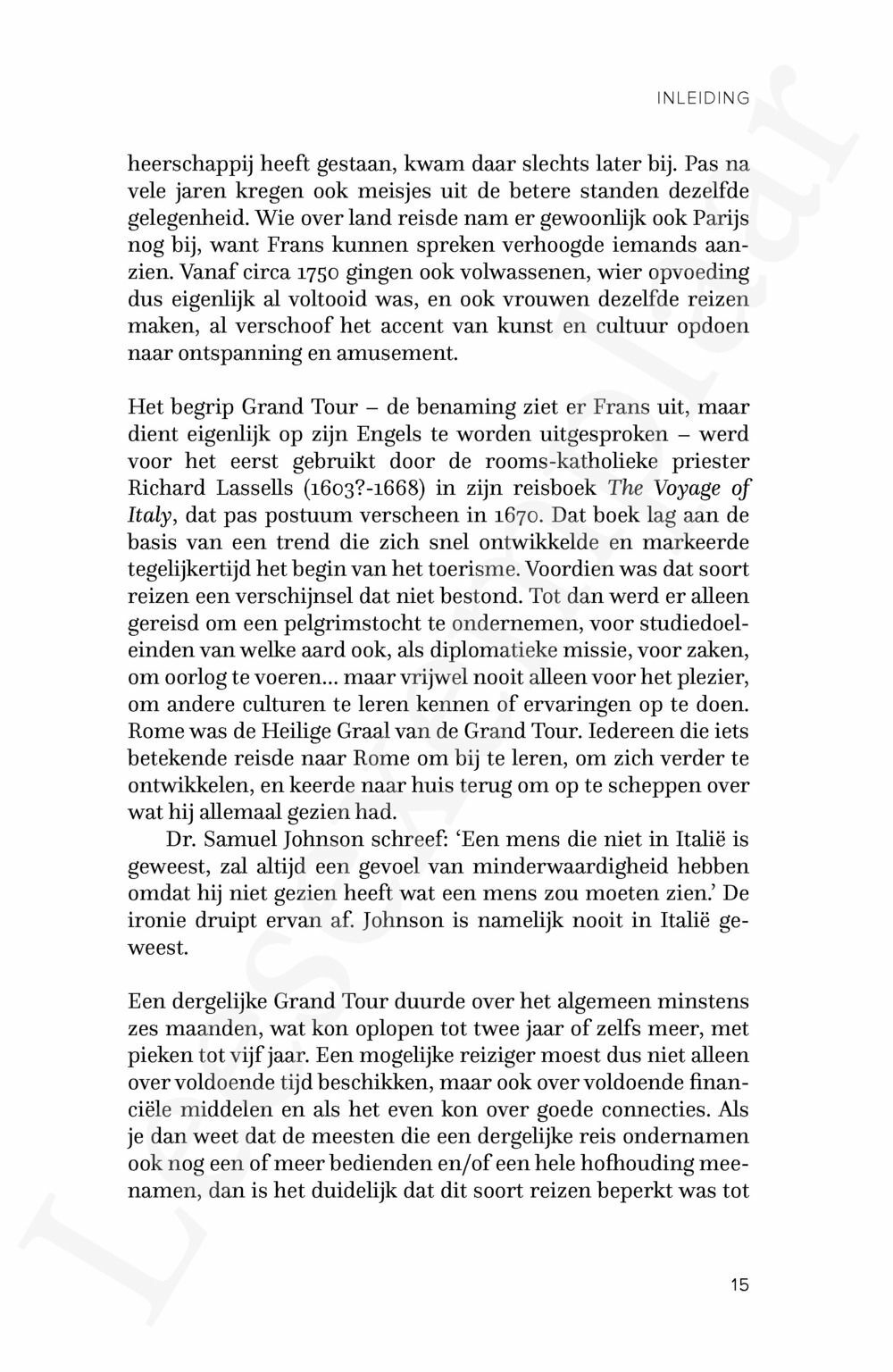 Preview: De Grand Tour in Italië