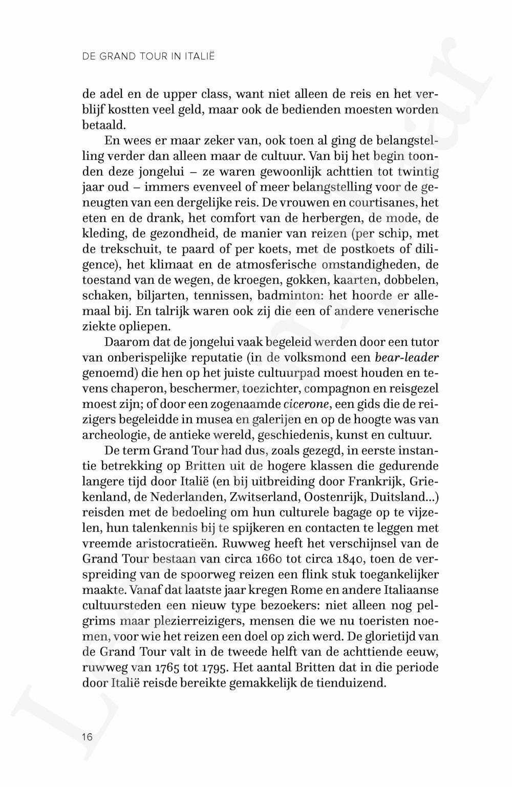 Preview: De Grand Tour in Italië