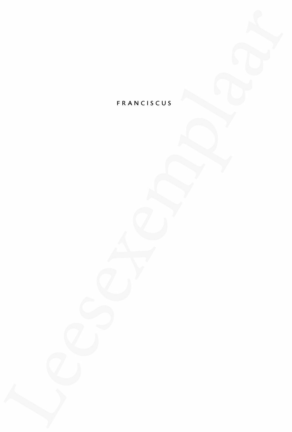 Preview: Franciscus - in memoriam