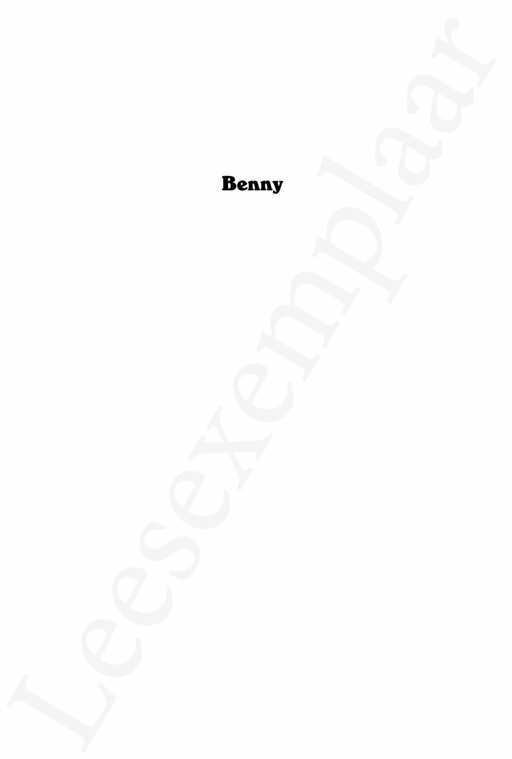 Preview: Benny