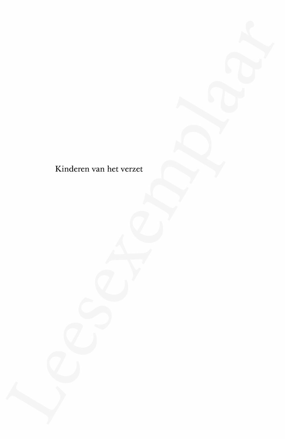 Preview: Kinderen van het verzet