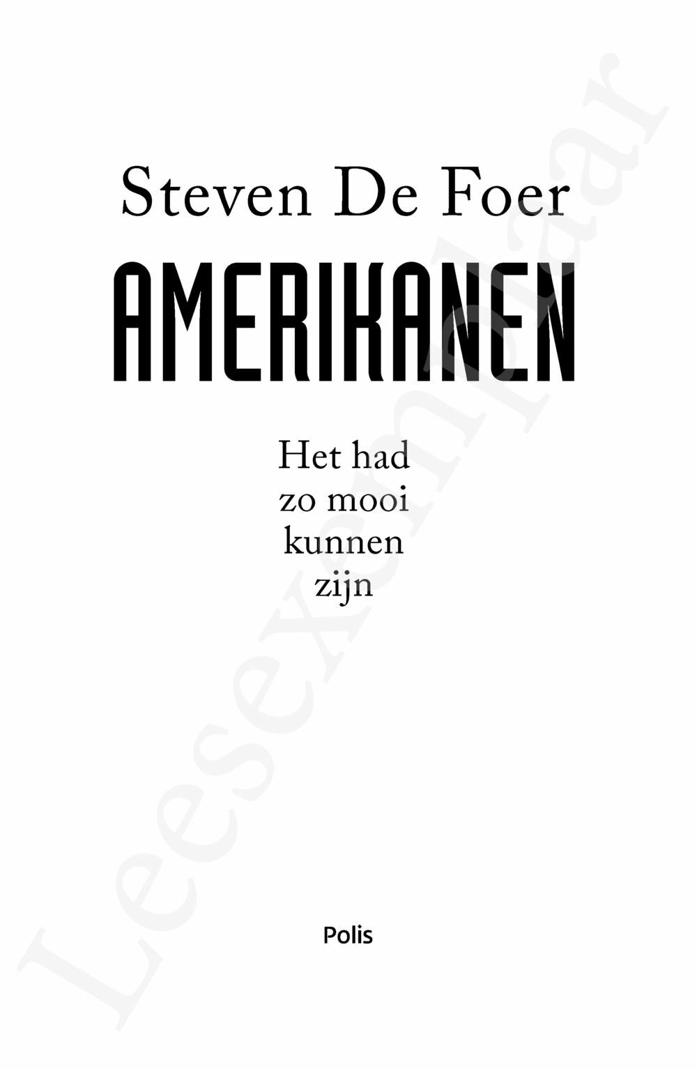 Preview: Amerikanen