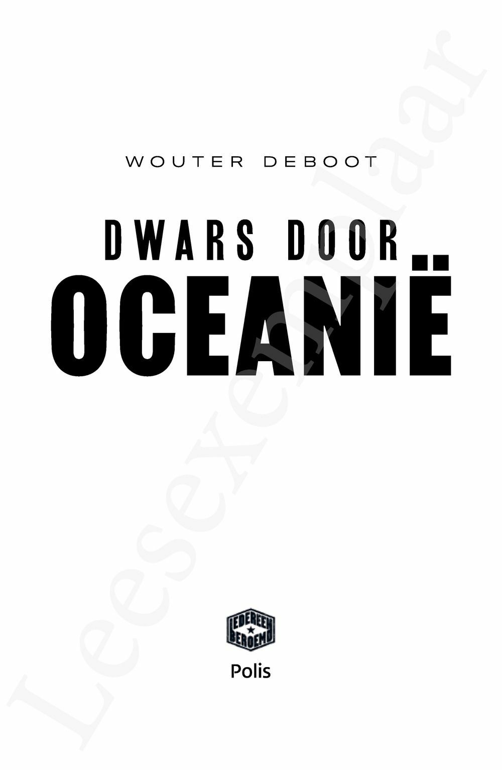 Preview: Dwars door Oceanië