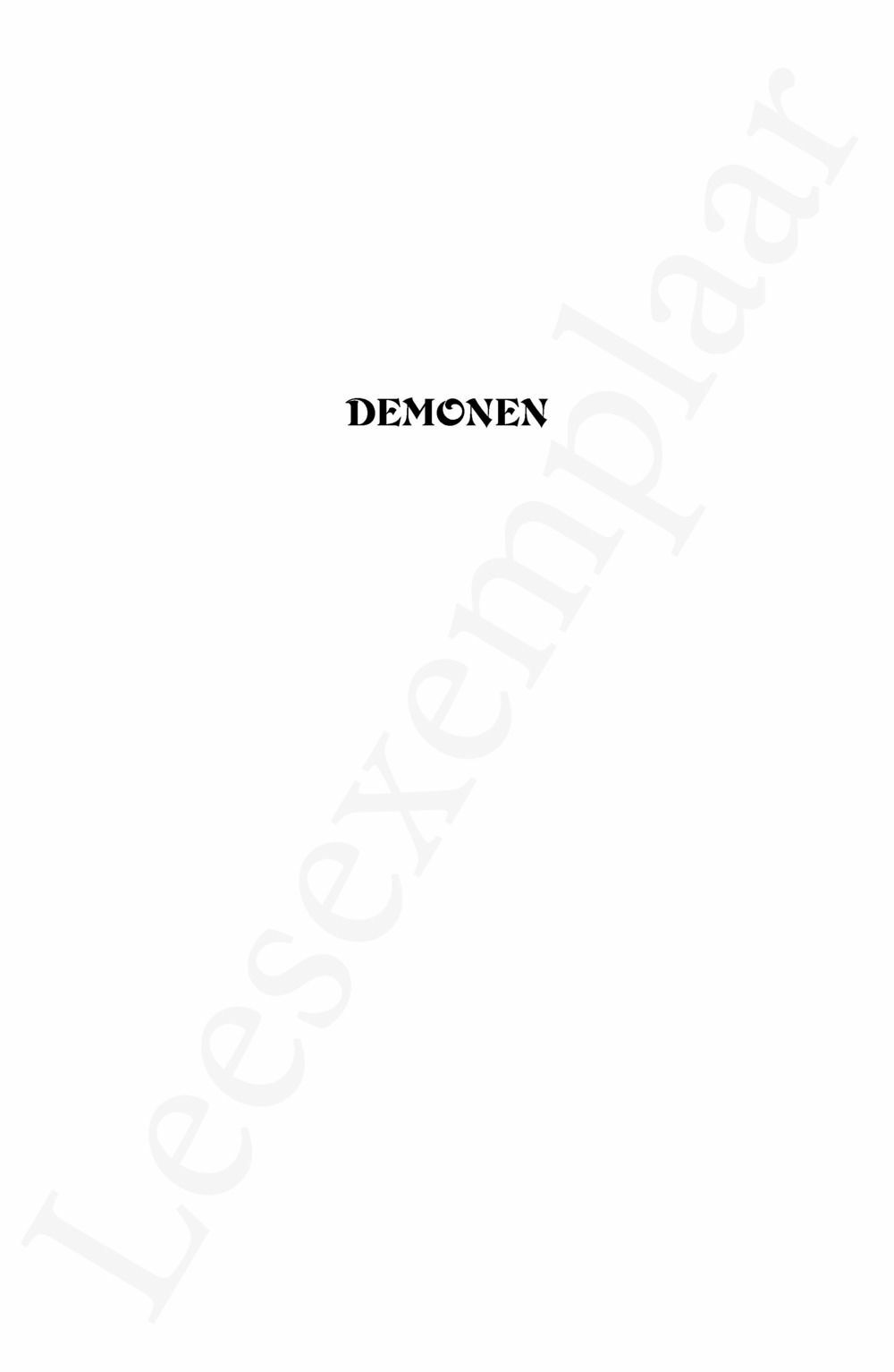 Preview: Demonen