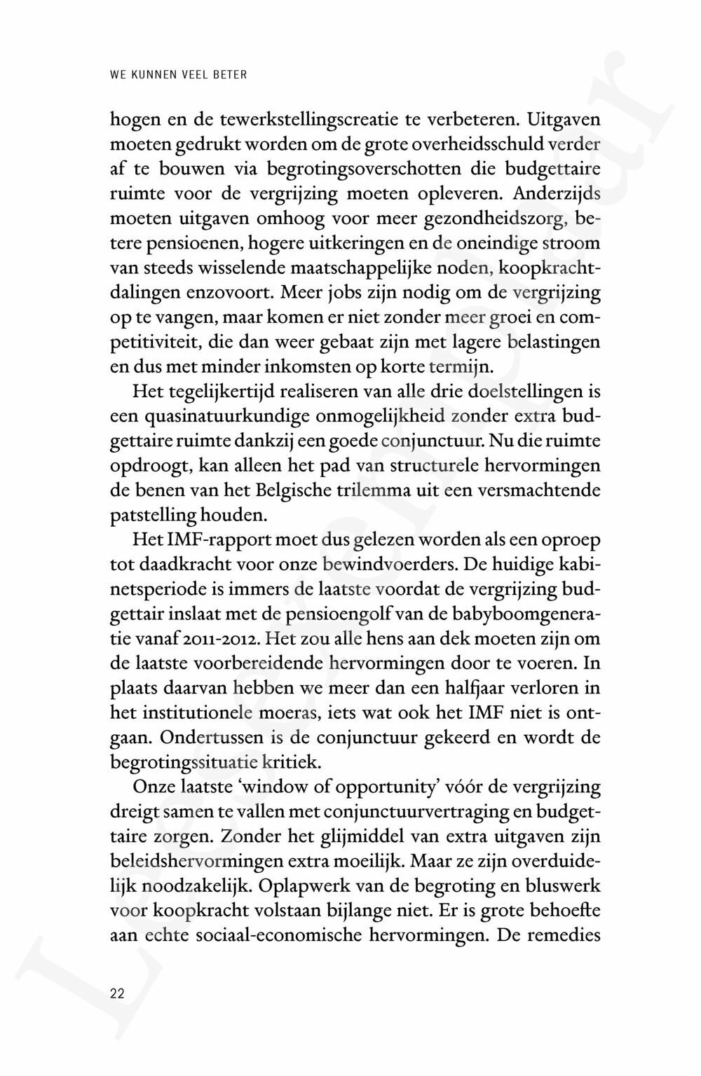 Preview: Beter is niet genoeg
