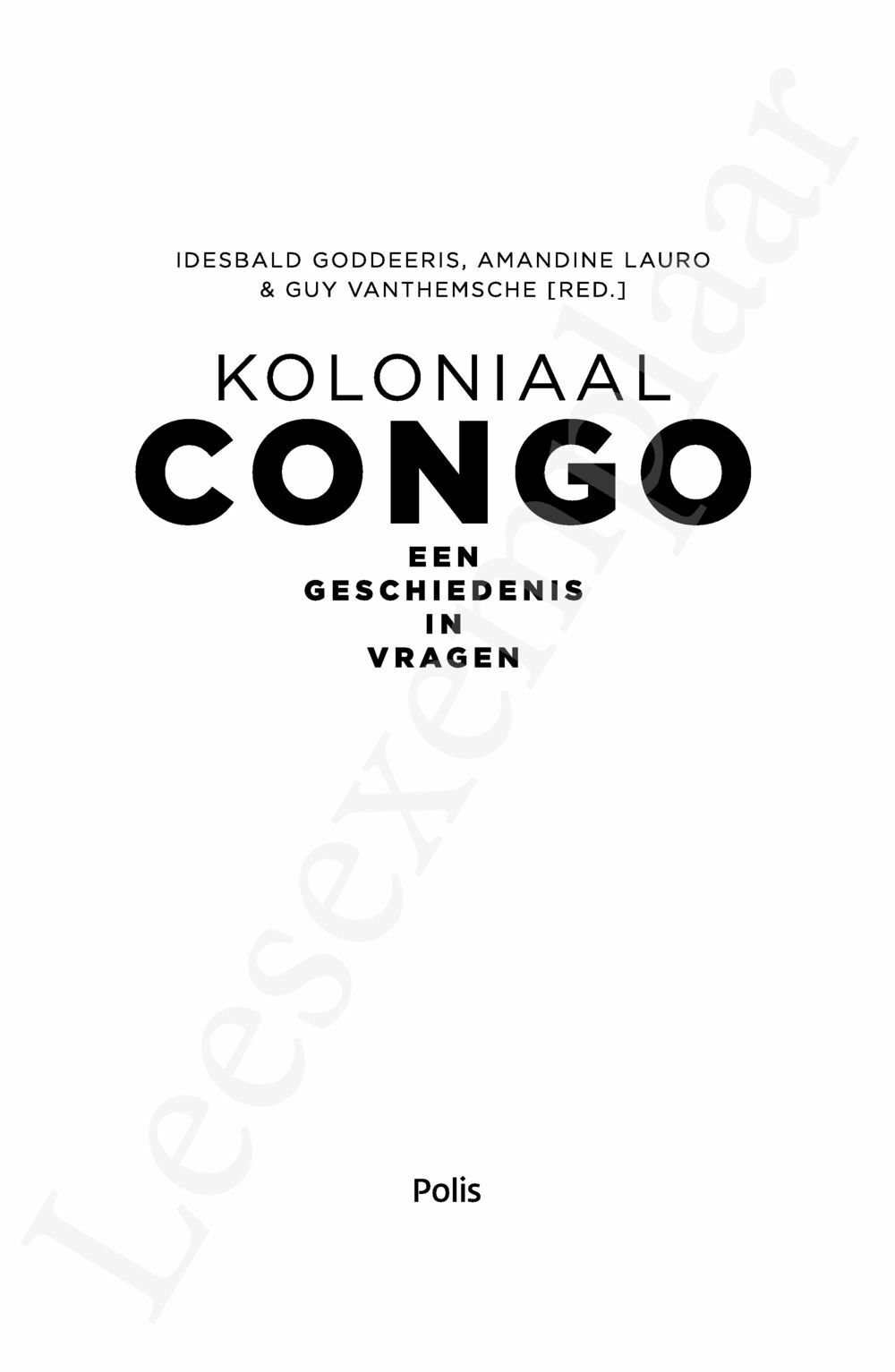 Preview: Koloniaal Congo