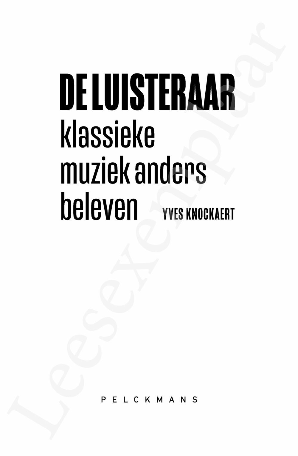 Preview: De luisteraar