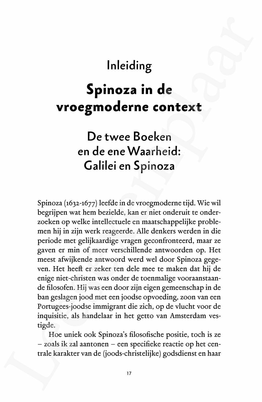 Preview: De andere Spinoza