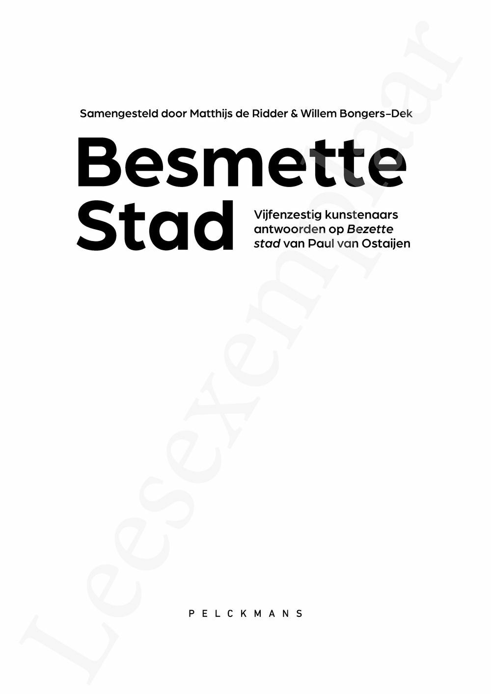 Preview: Besmette Stad