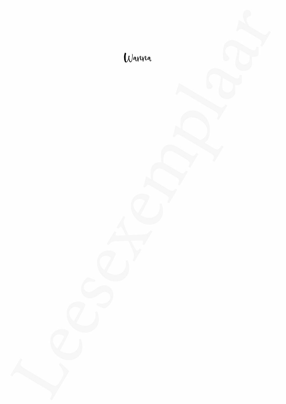 Preview: Wanna