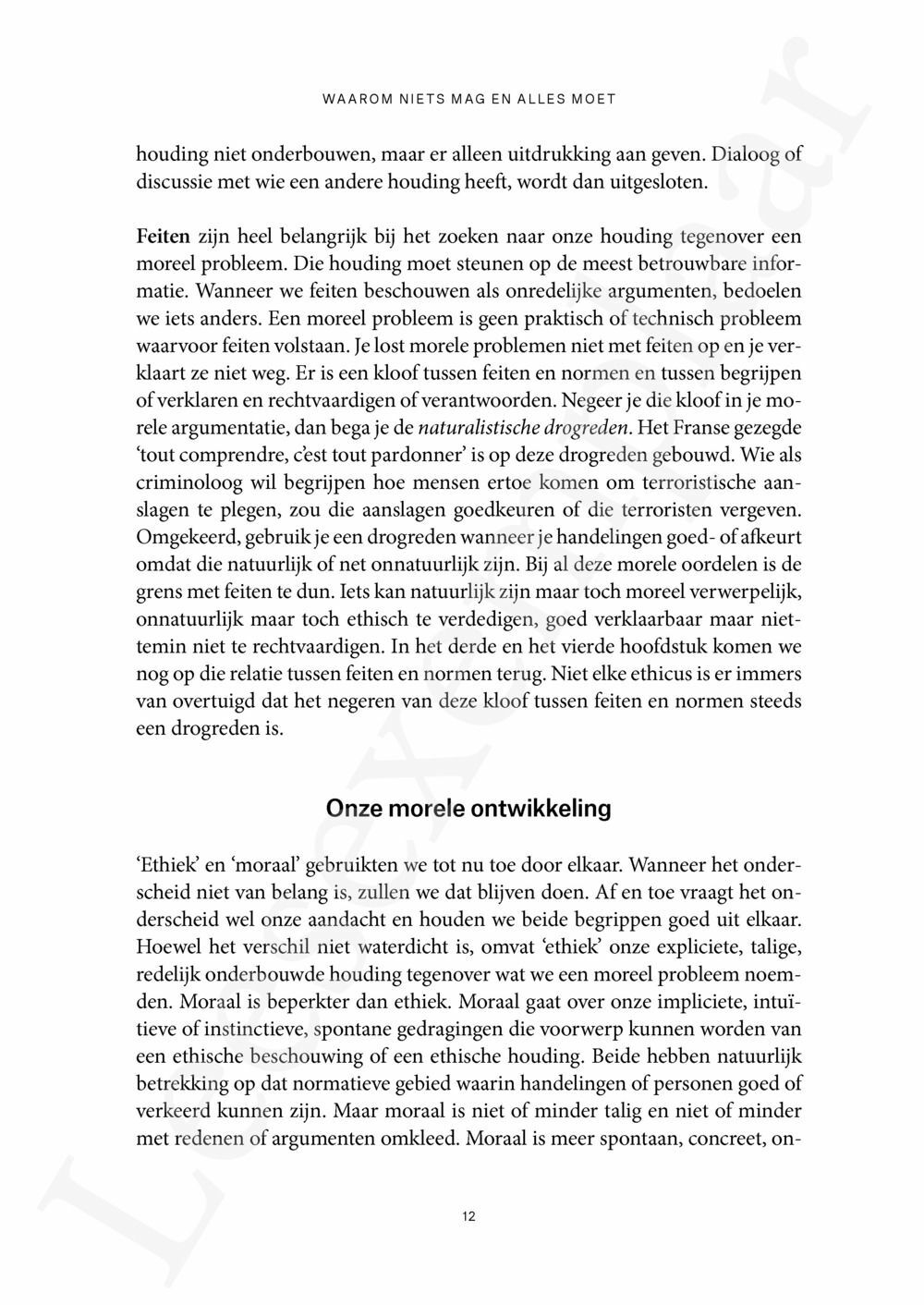 Preview: Waarom niets mag en alles moet