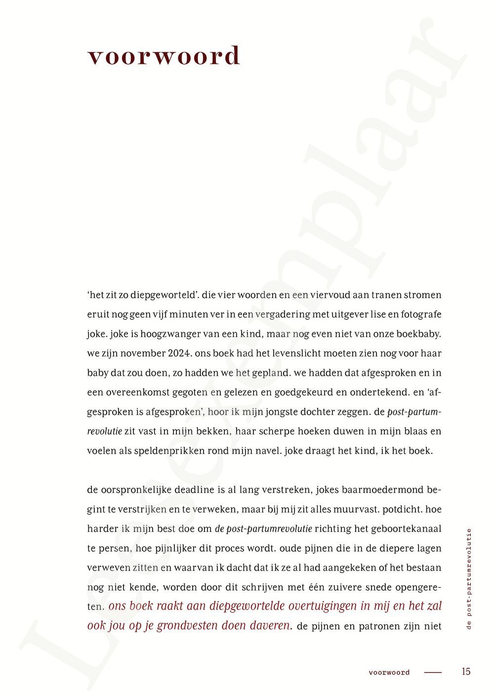 Preview: De post-partumrevolutie