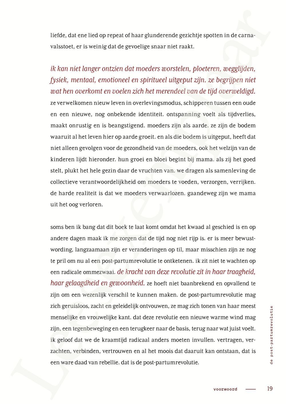 Preview: De post-partumrevolutie