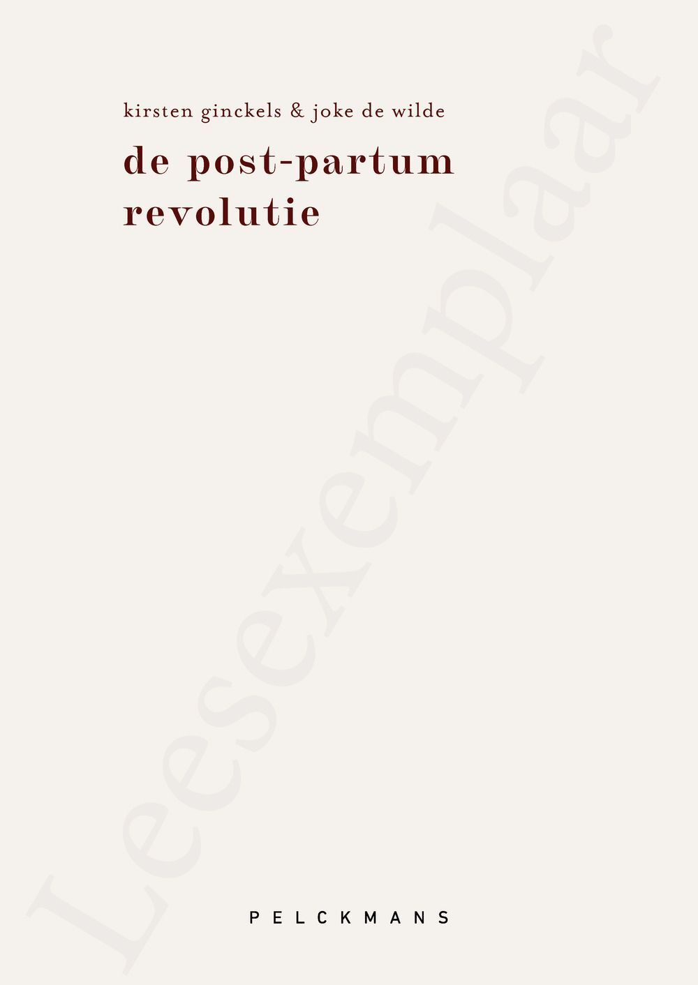 Preview: De post-partumrevolutie