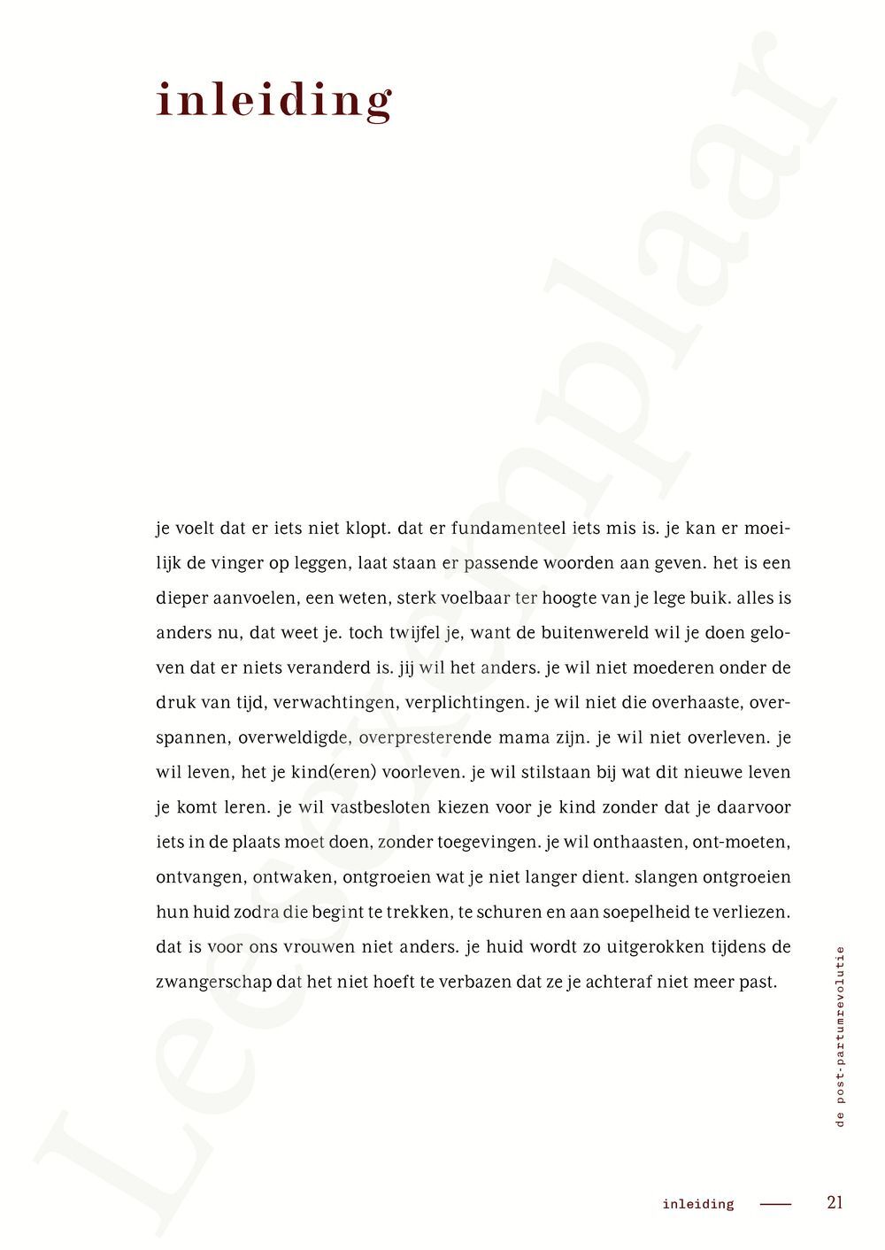 Preview: De post-partumrevolutie