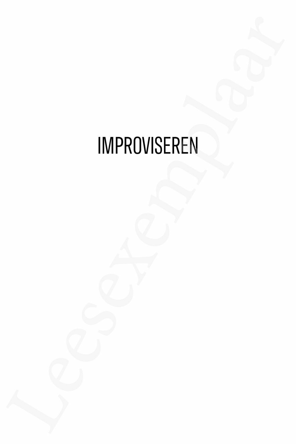 Preview: Improviseren