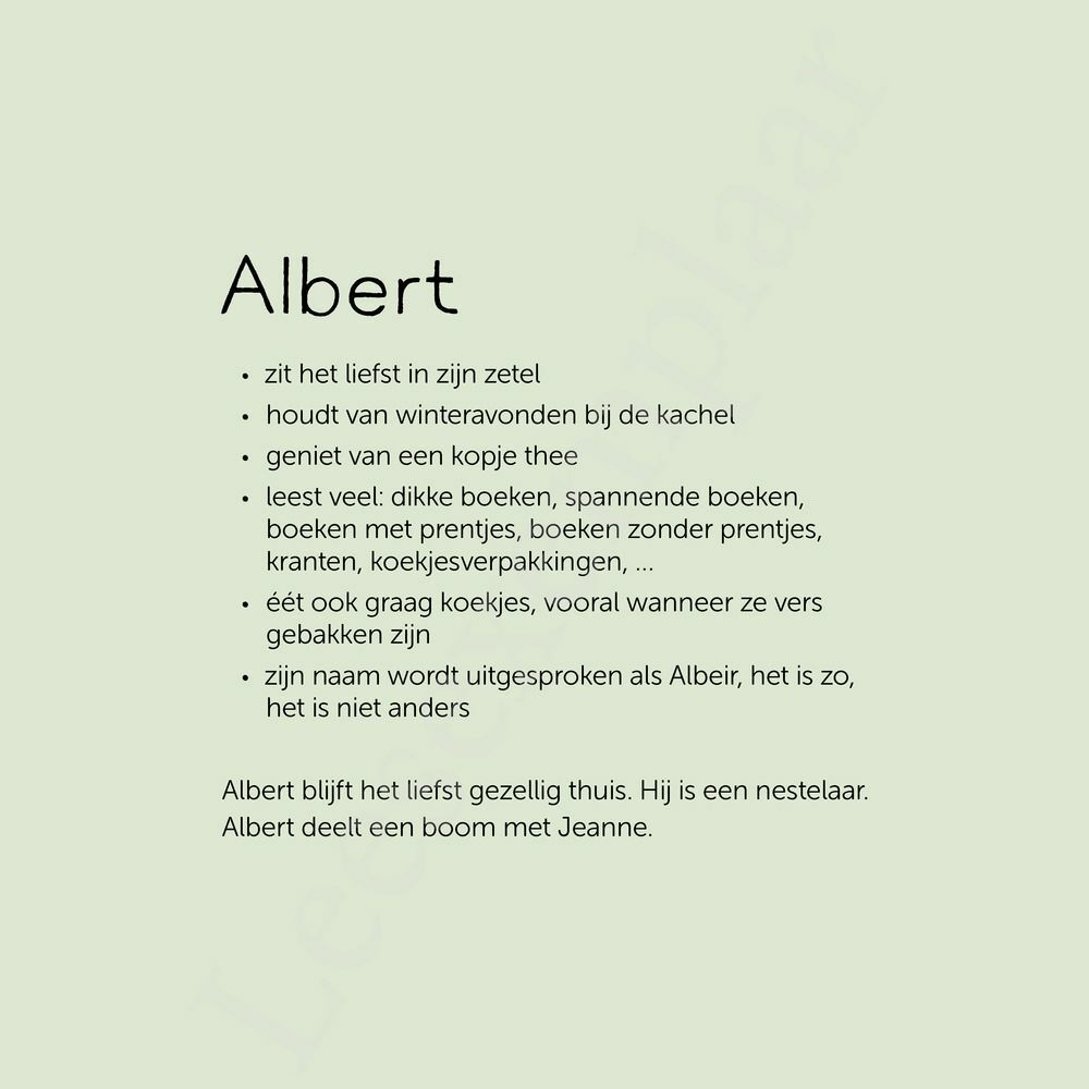 Preview: Albert de nestelaar