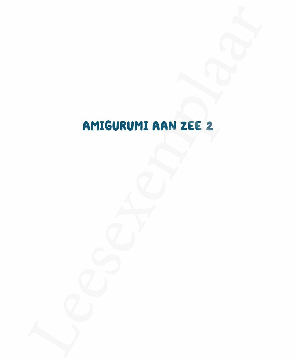 Preview: Amigurumi aan zee 2
