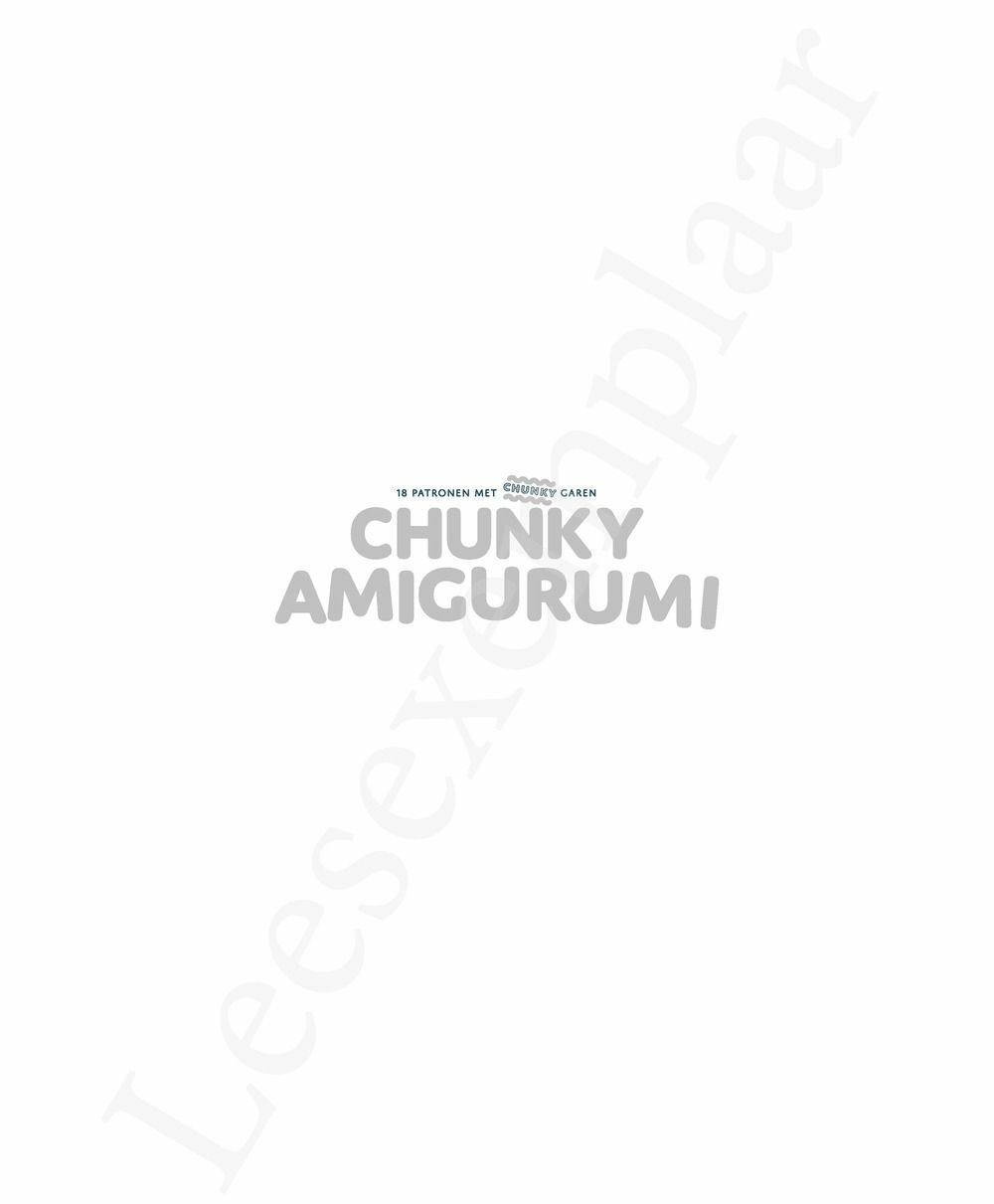 Preview: Chunky Amigurumi