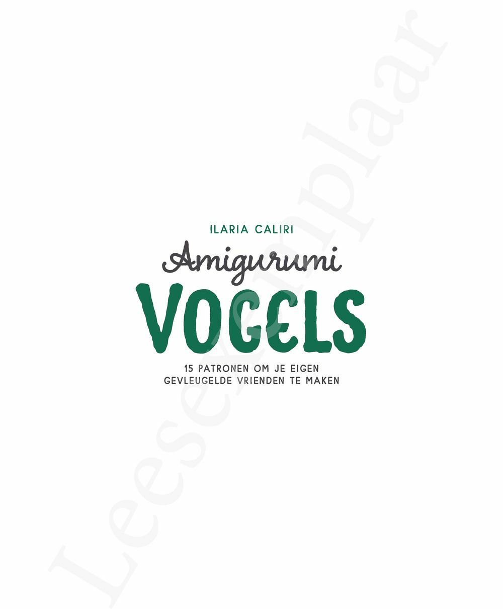 Preview: Amigurumi Vogels