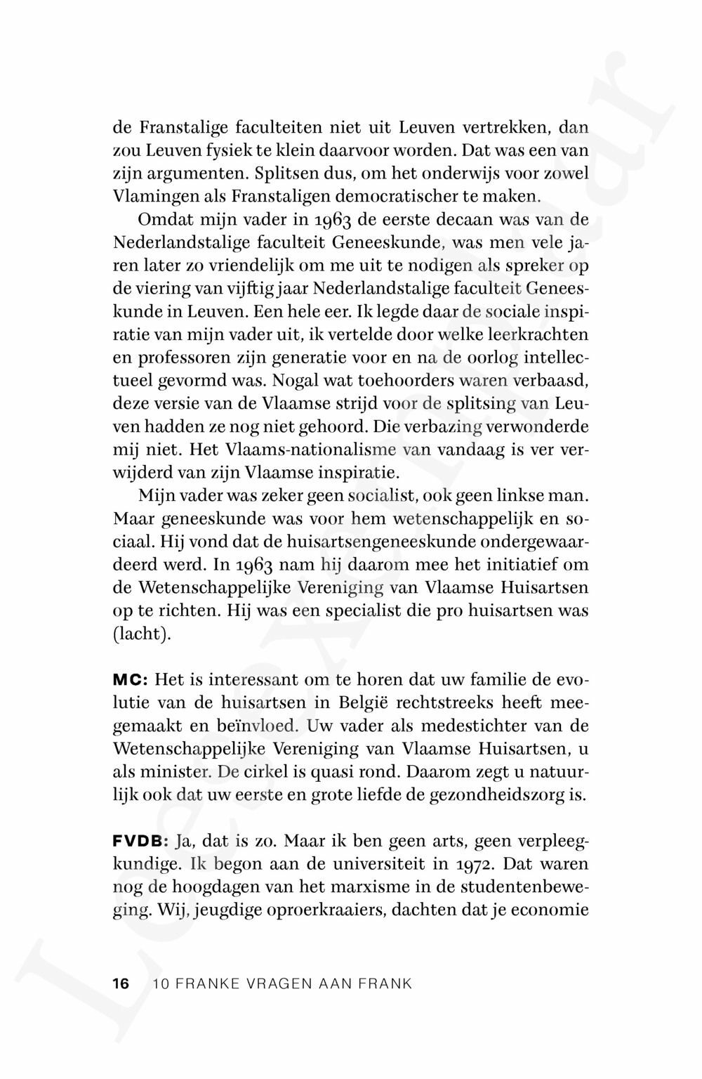 Preview: 10 franke vragen aan Frank