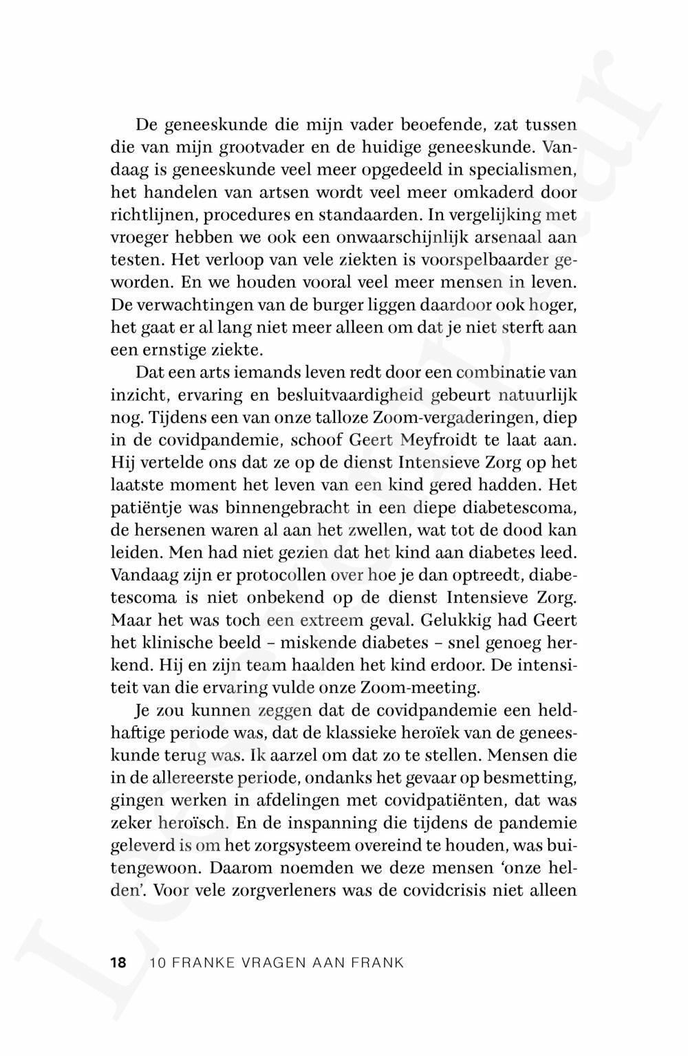 Preview: 10 franke vragen aan Frank