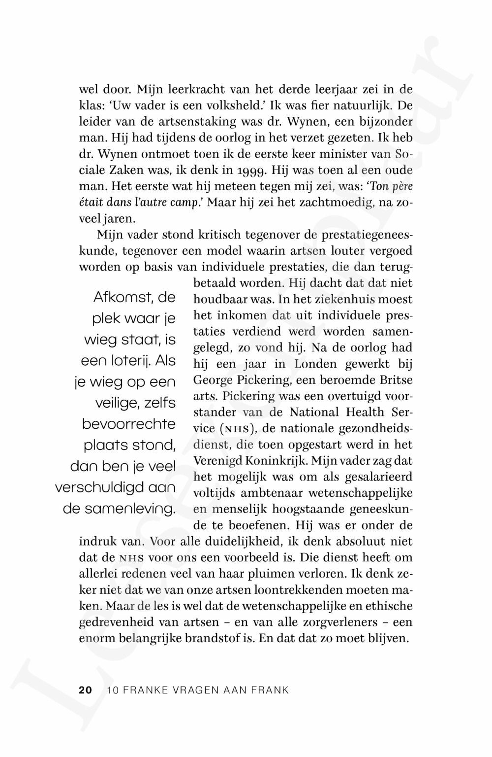 Preview: 10 franke vragen aan Frank