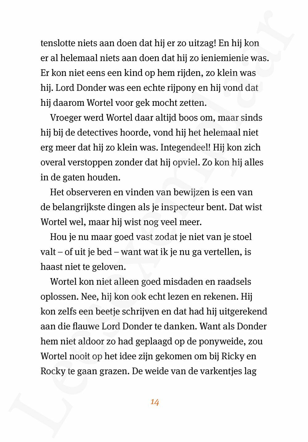 Preview: Inspecteur Wortel: Theater op de pannenkoekenboerderij