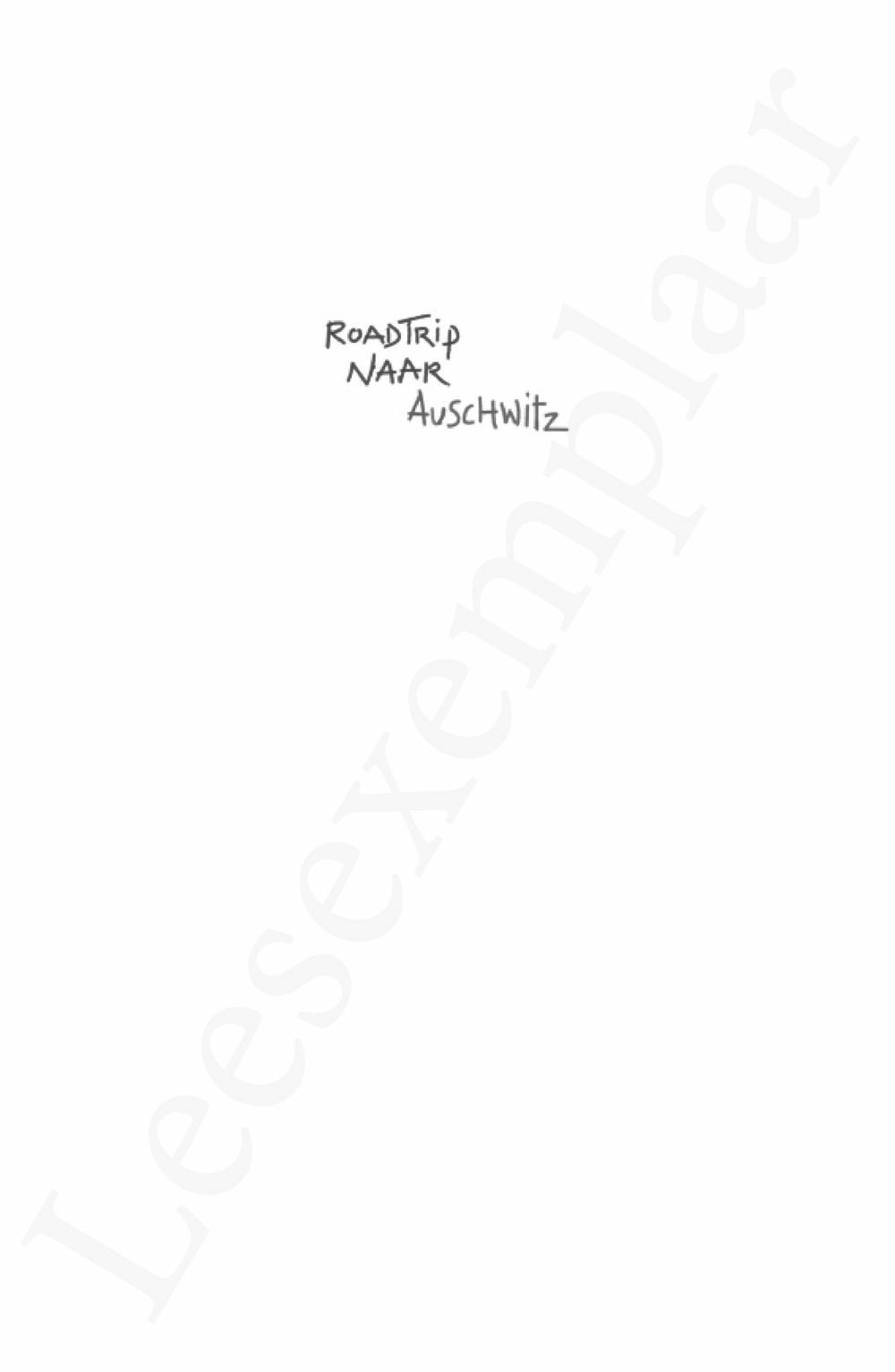 Preview: Roadtrip naar Auschwitz