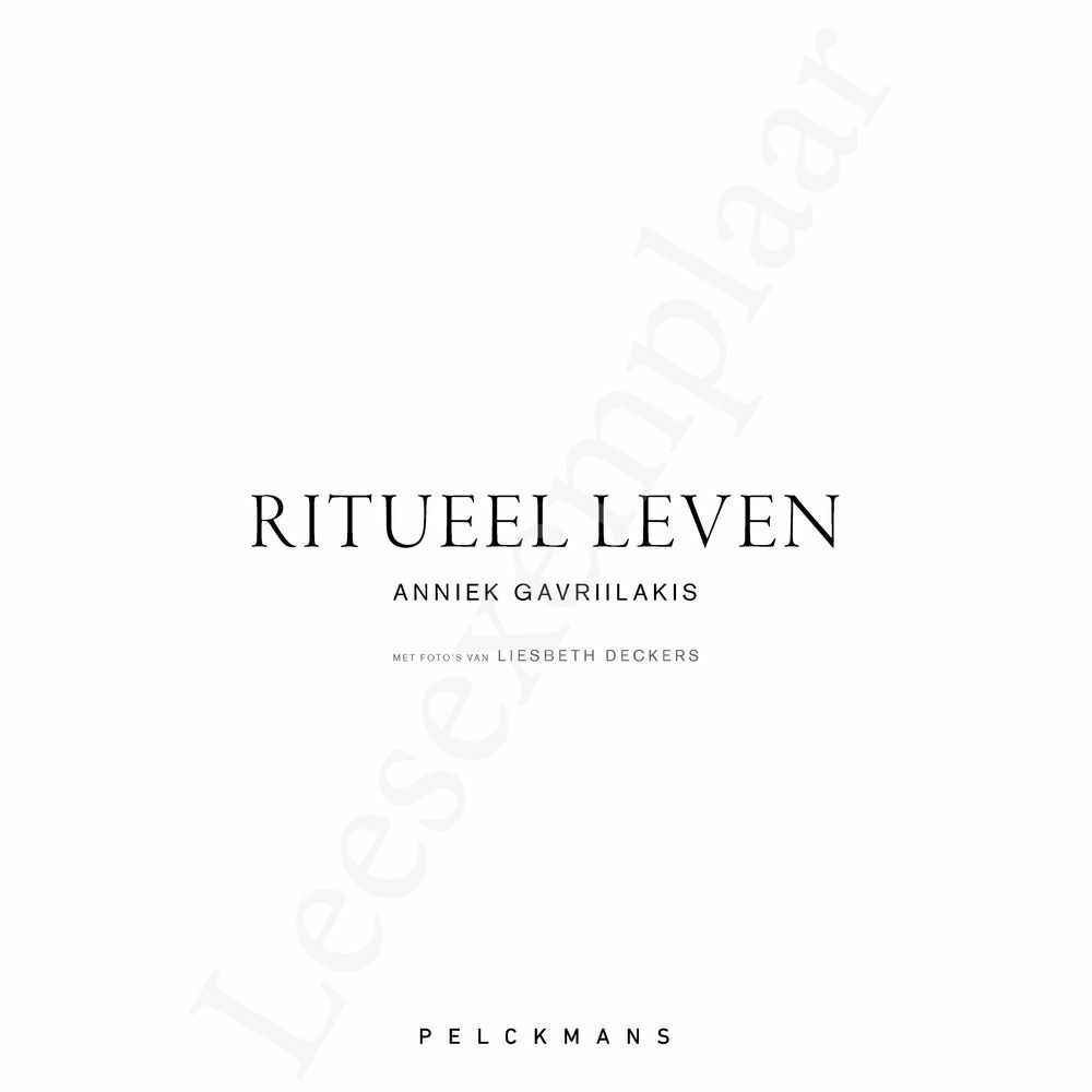 Preview: Ritueel leven