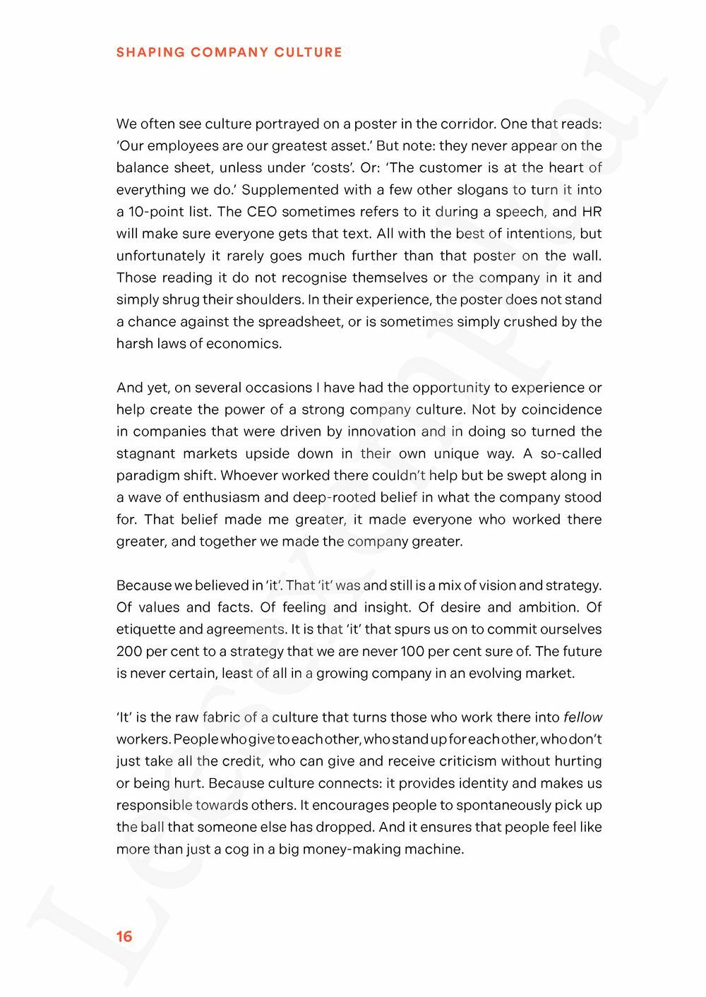 Preview: Shaping Company Culture - English edition