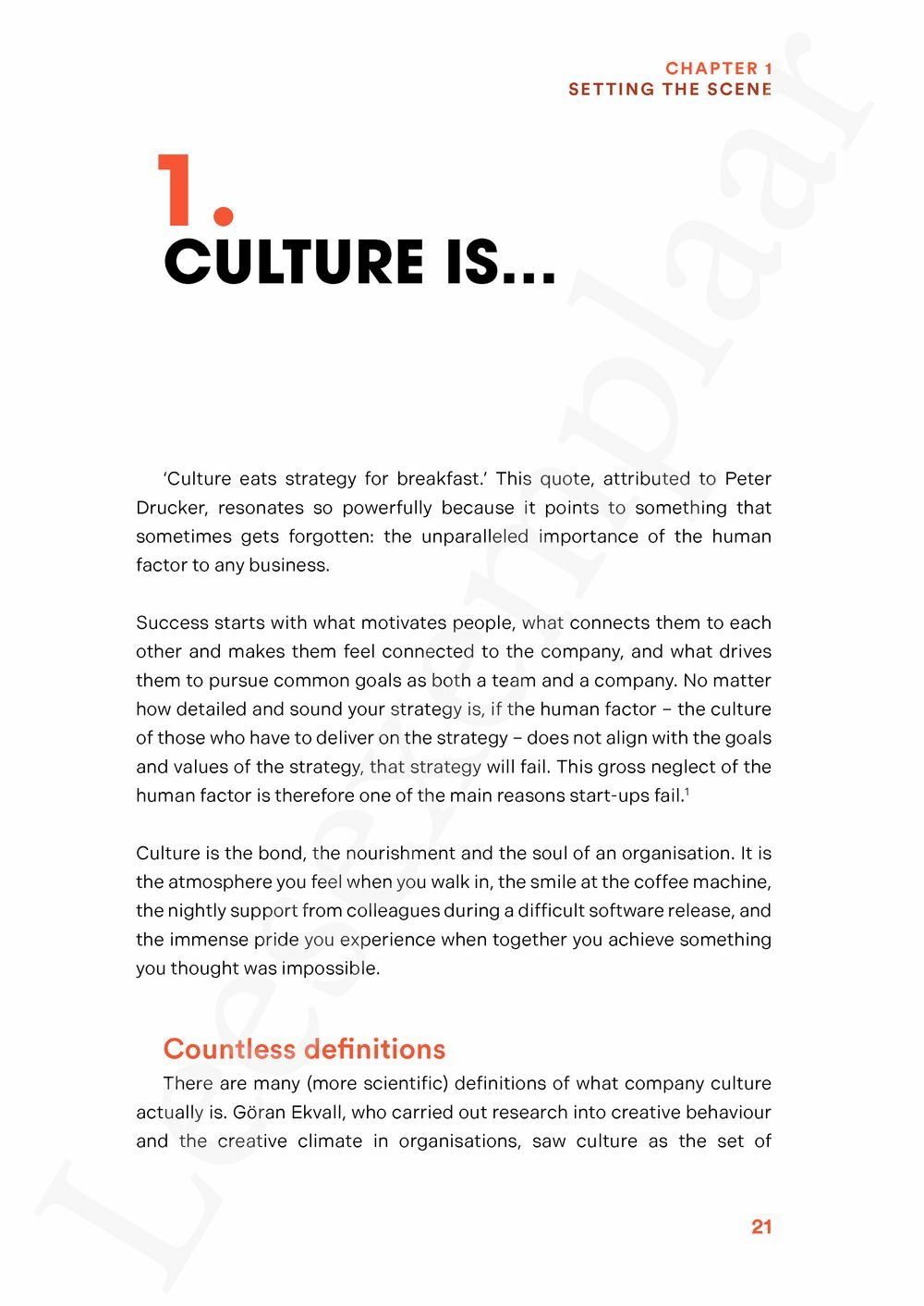 Preview: Shaping Company Culture - English edition