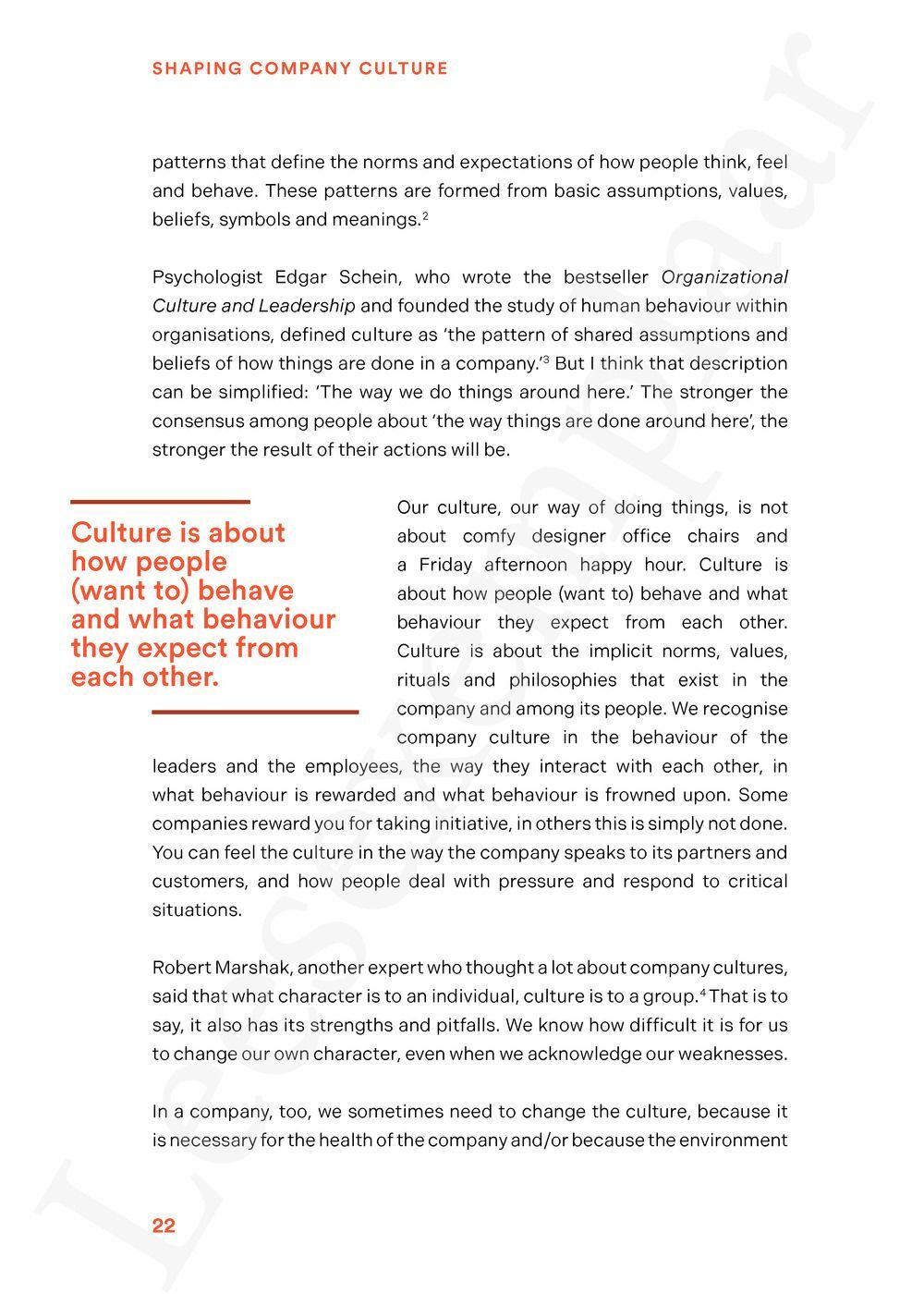 Preview: Shaping Company Culture - English edition