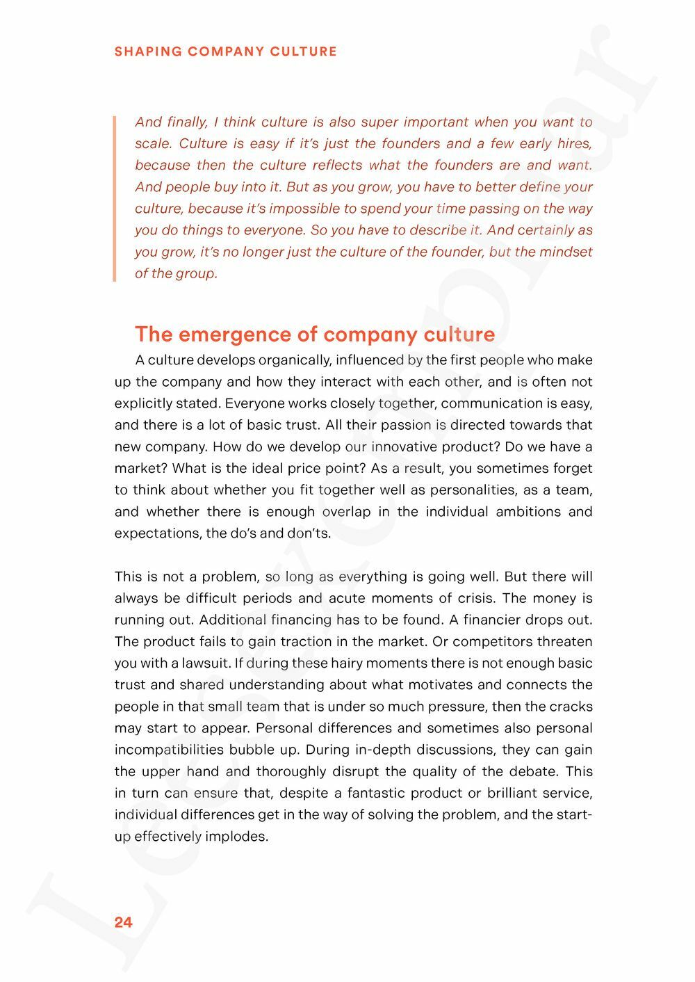 Preview: Shaping Company Culture - English edition