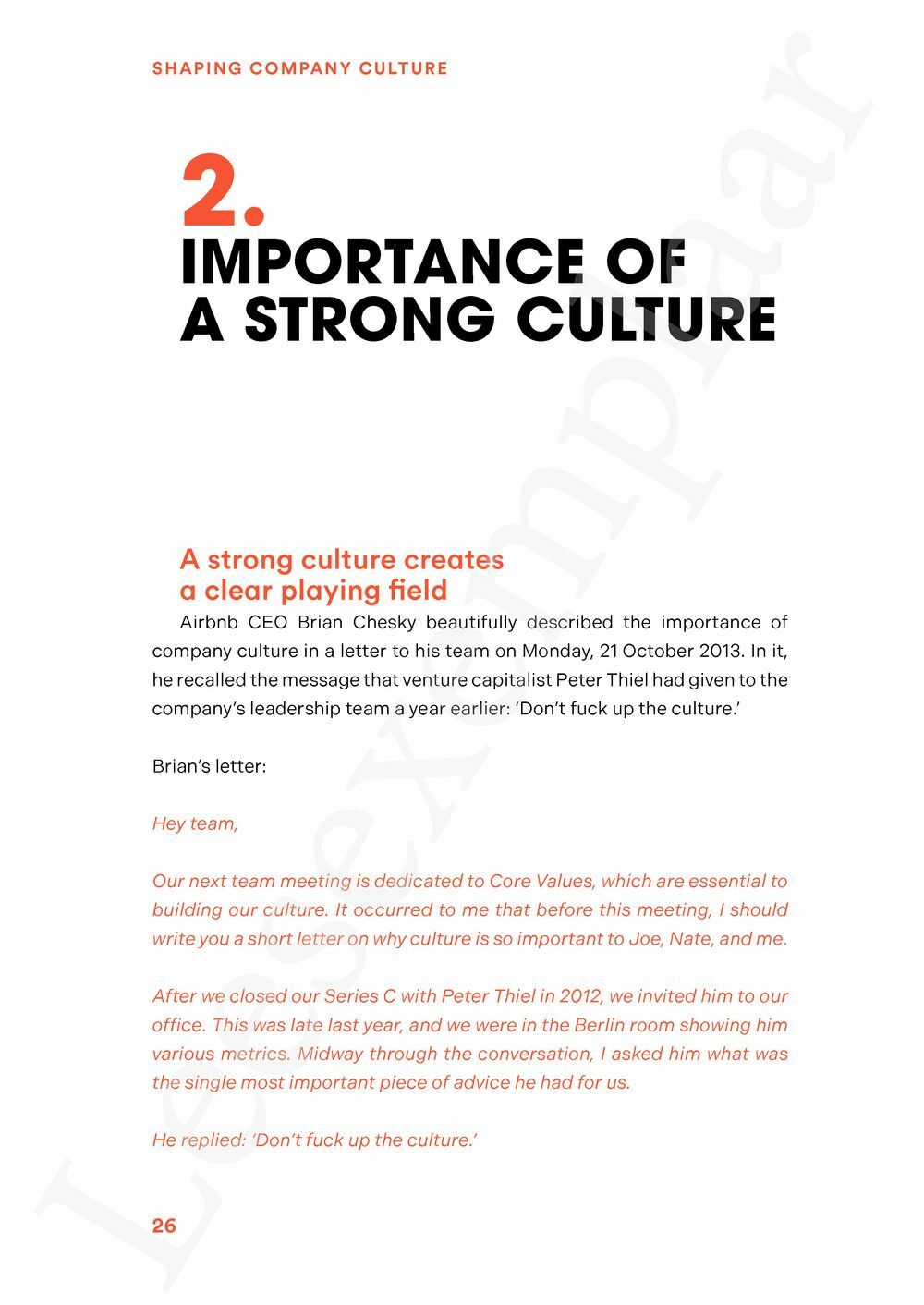 Preview: Shaping Company Culture - English edition