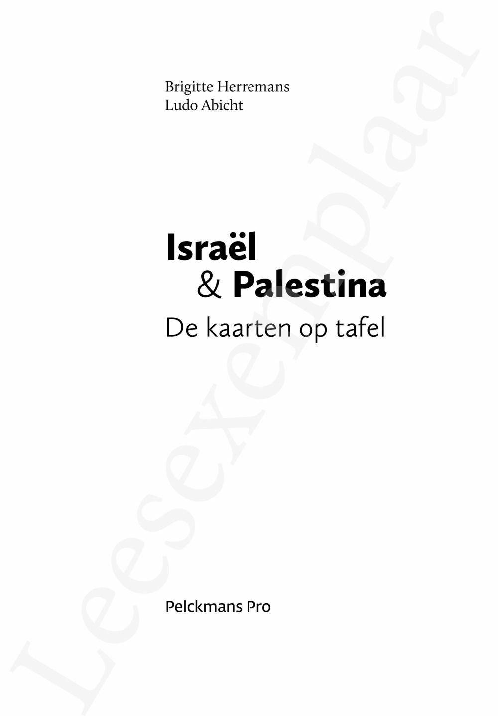 Preview: Israël & Palestina