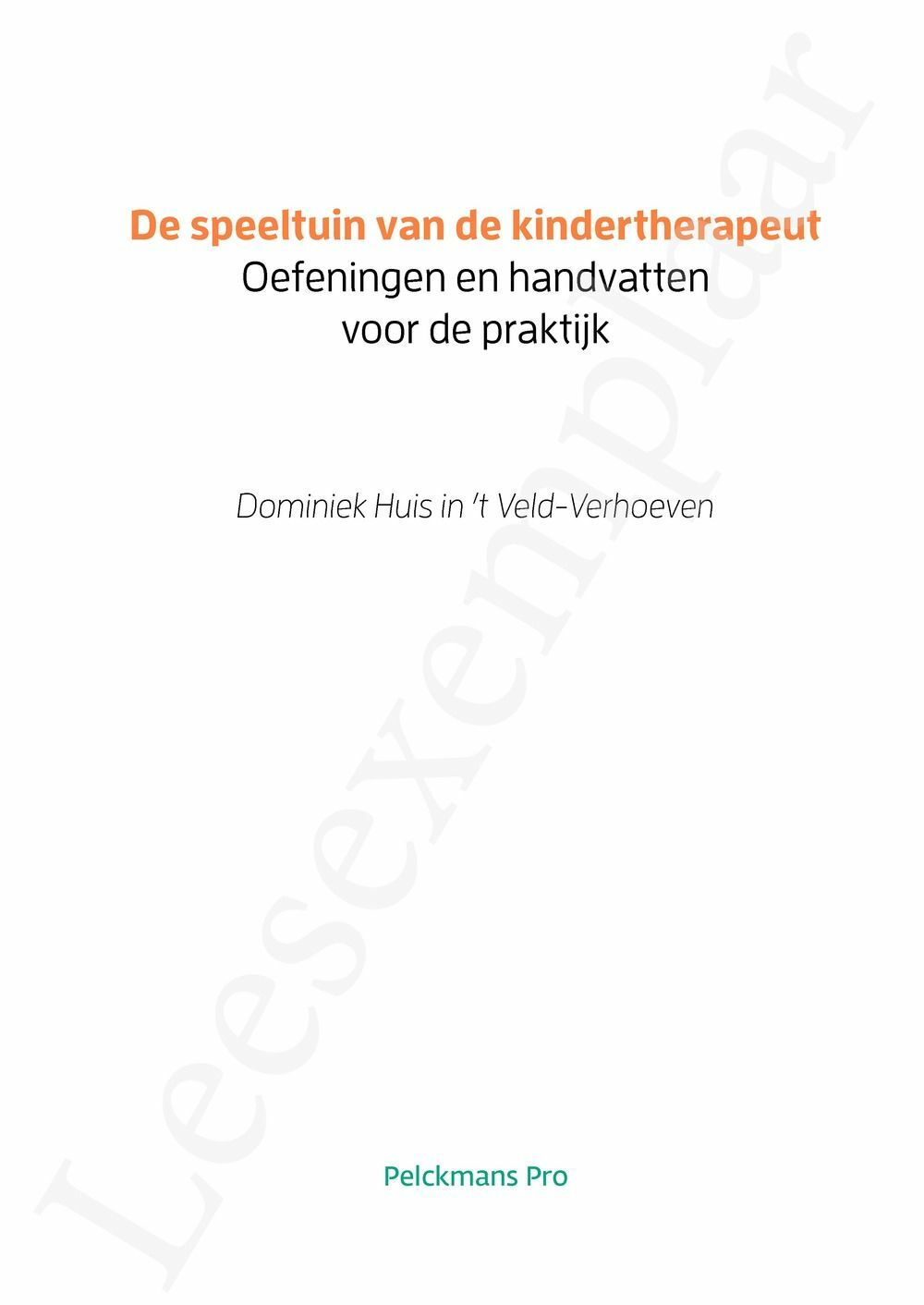 Preview: De speeltuin van de kindertherapeut