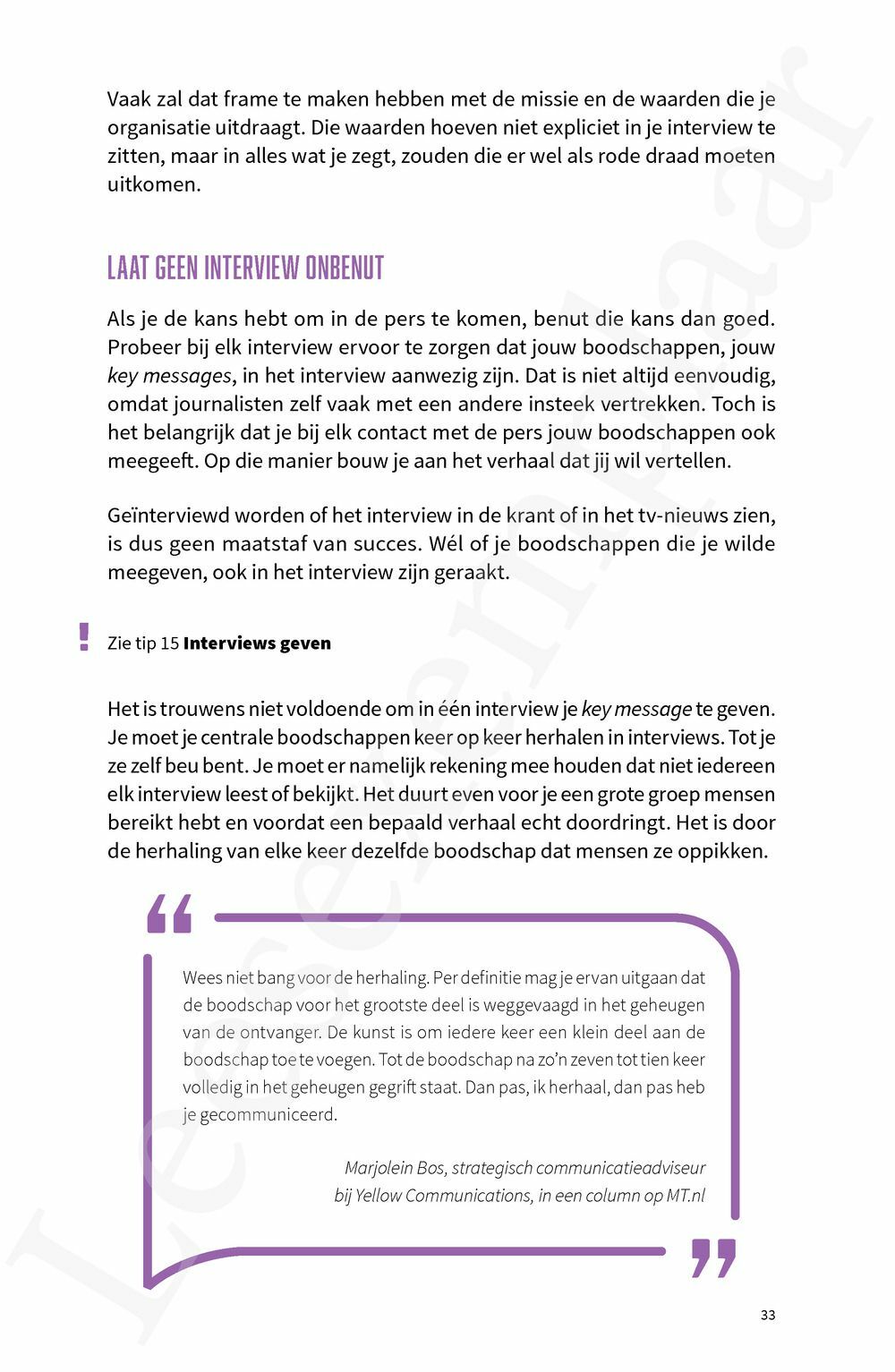 Preview: Geen commentaar - herwerkte uitgave
