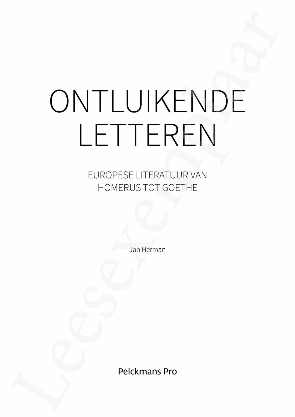 Preview: Ontluikende letteren (paperback)