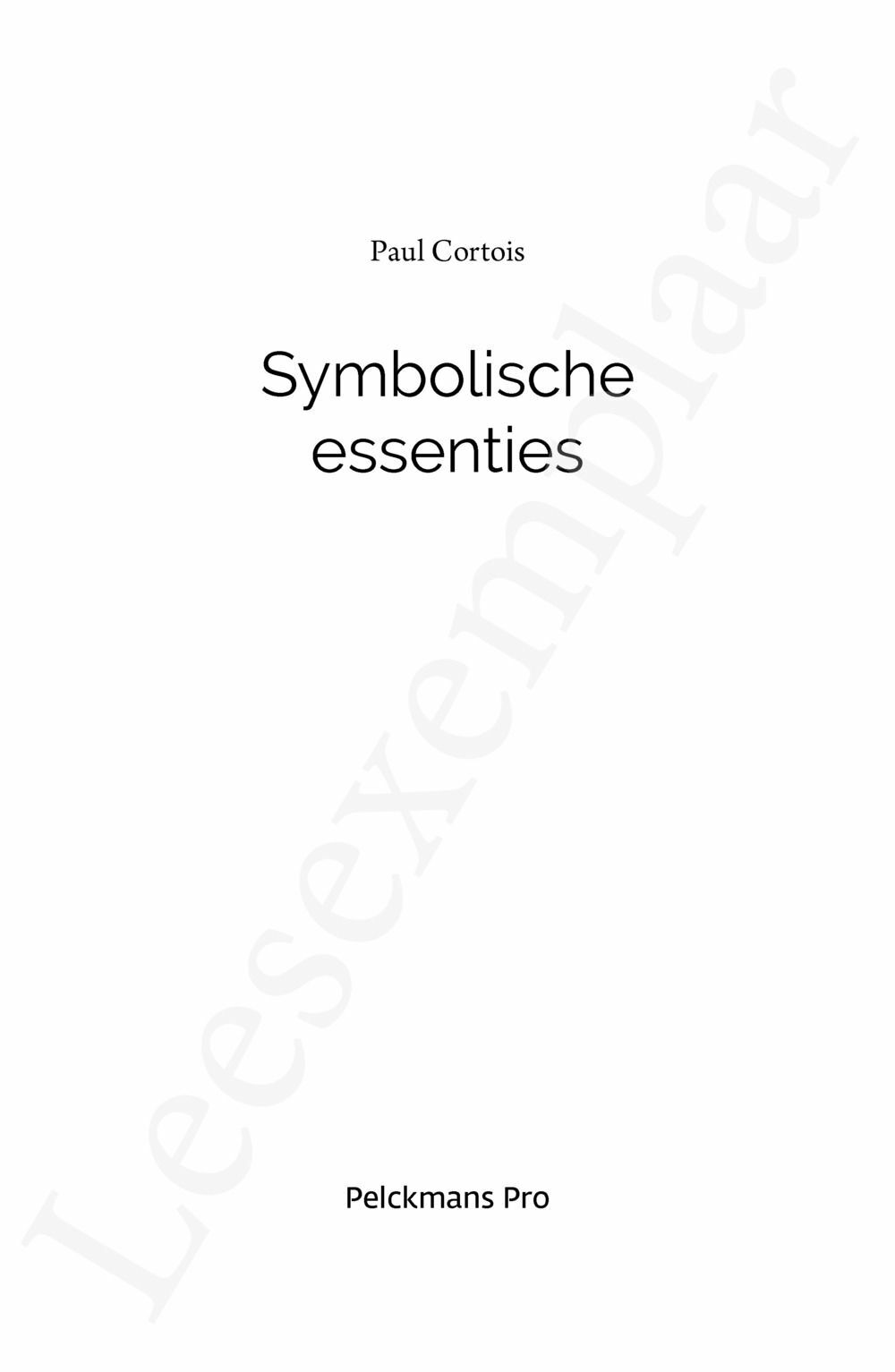 Preview: Symbolische essenties