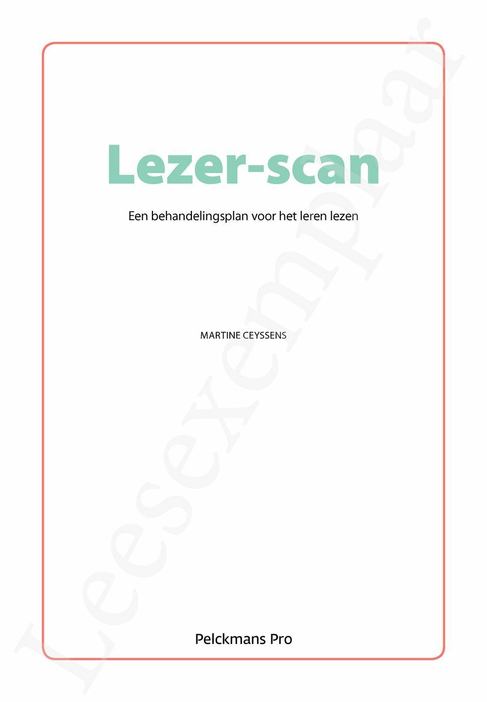 Preview: Lezer-scan