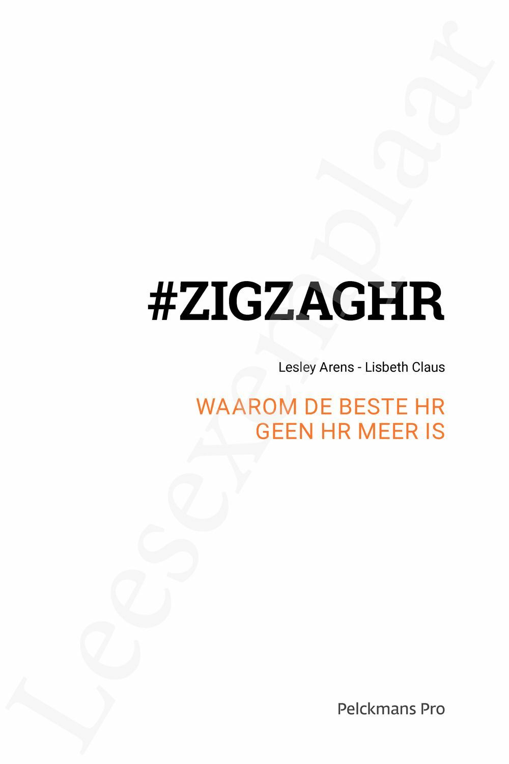 Preview: #ZIGZAGHR