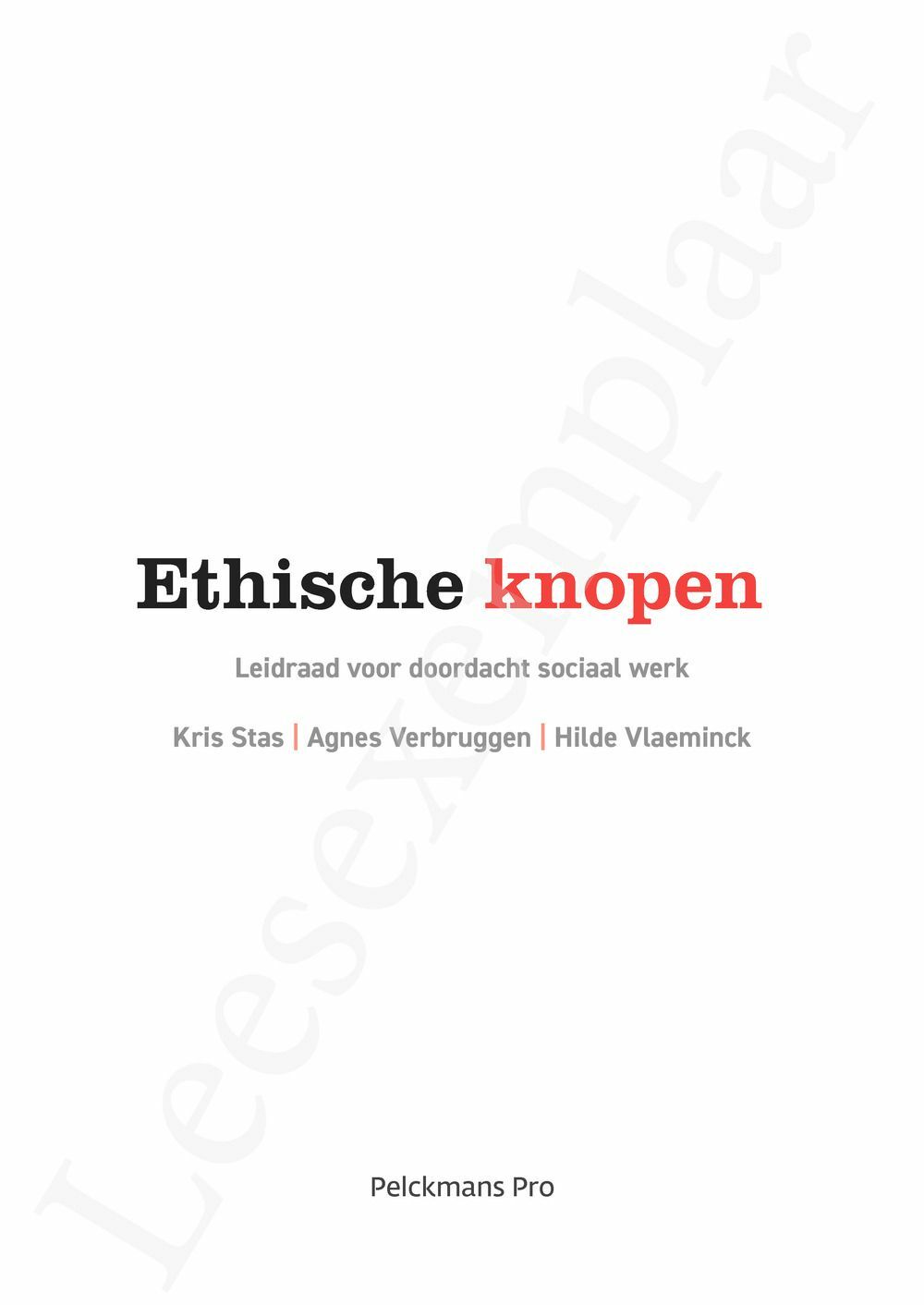 Preview: Ethische knopen