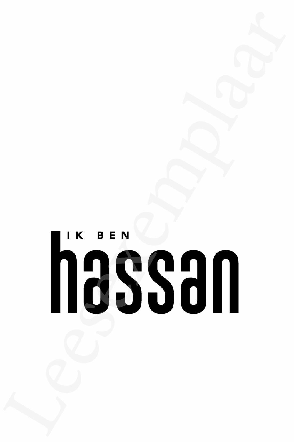 Preview: Ik ben Hassan