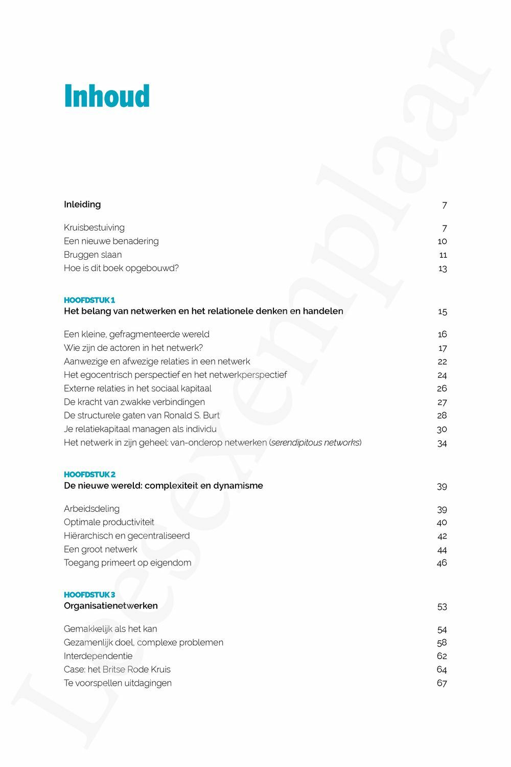 Preview: Organisatienetwerken