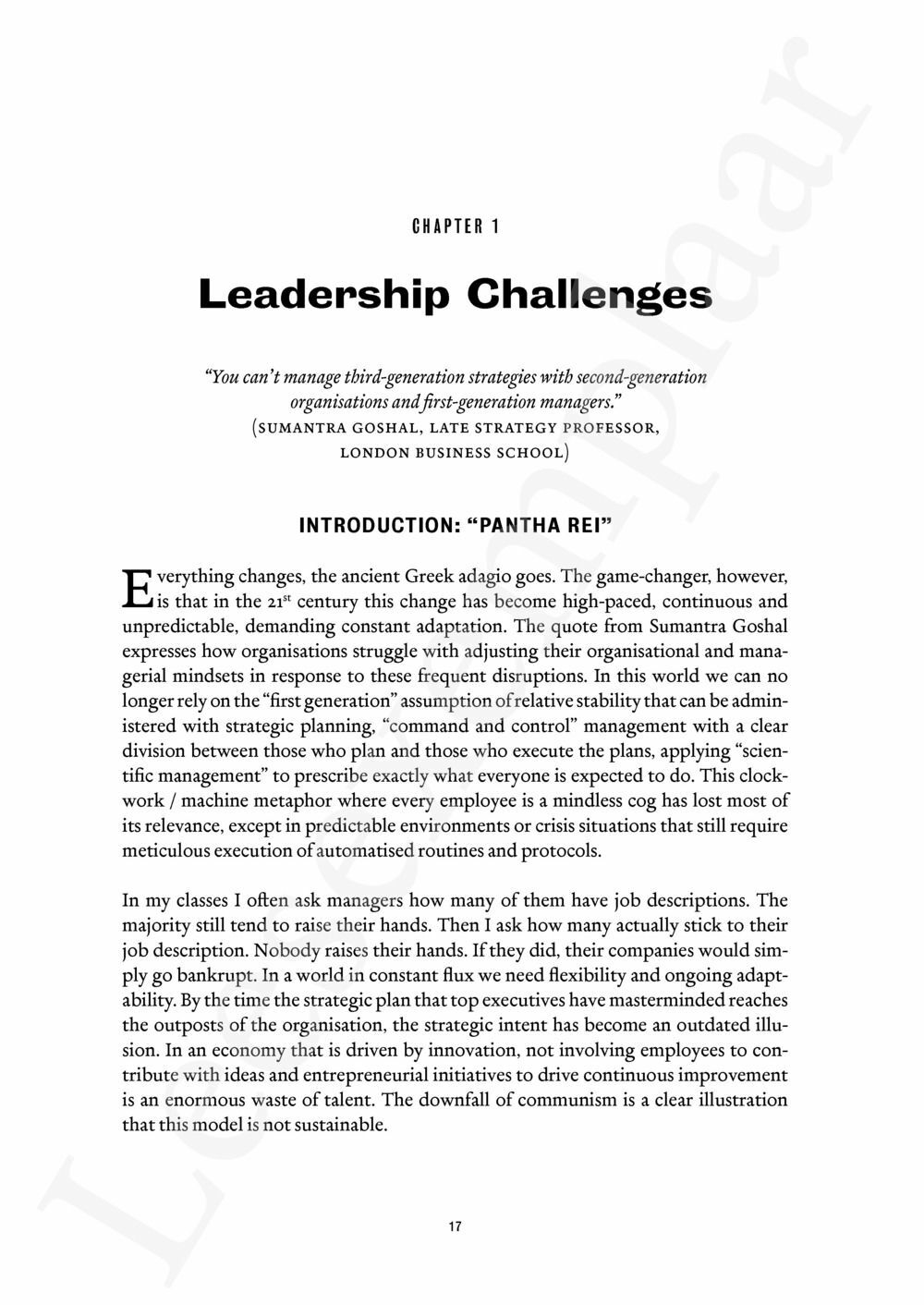 Preview: Paradoxes of Leadership