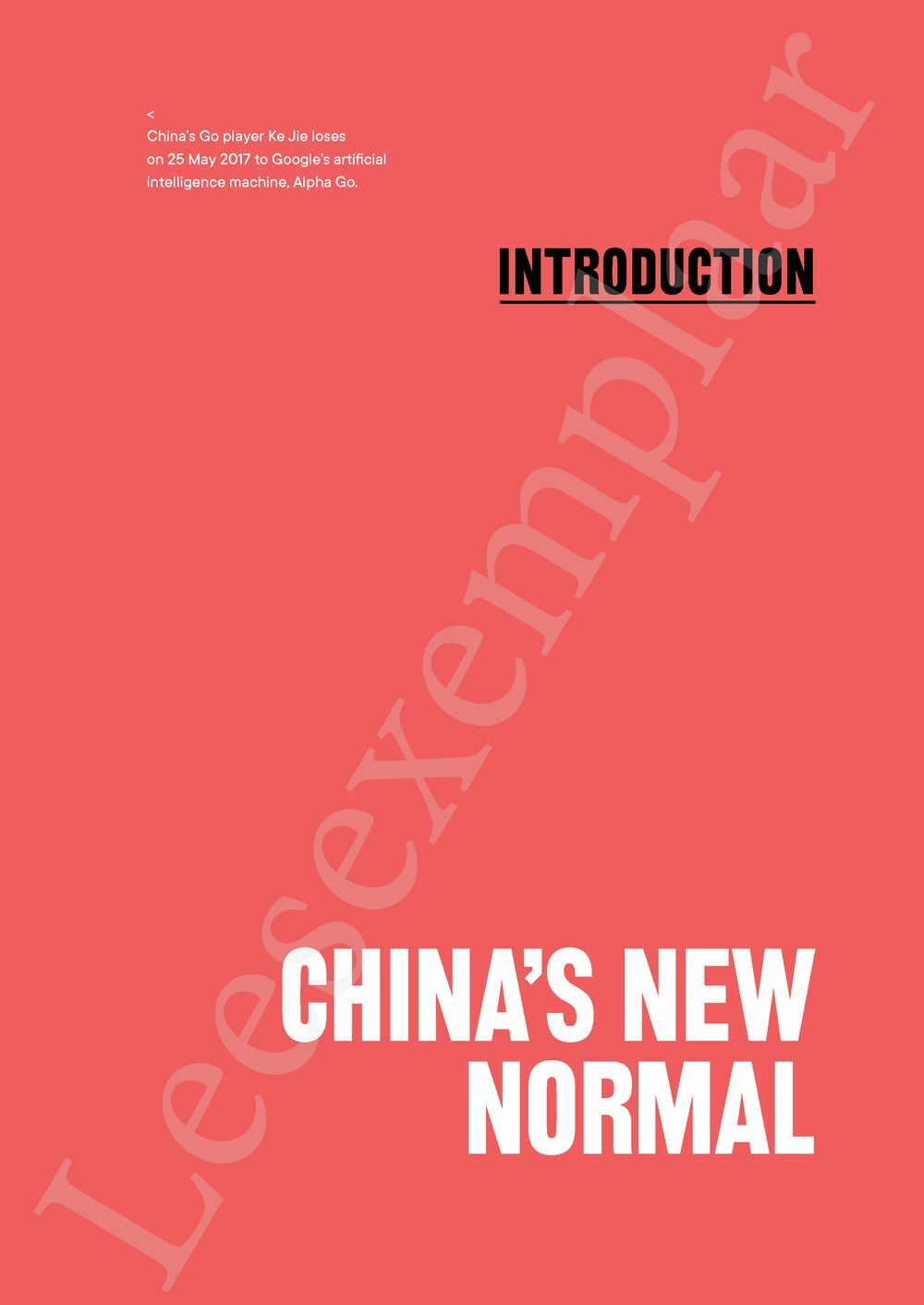 Preview: China's New Normal (English edition)