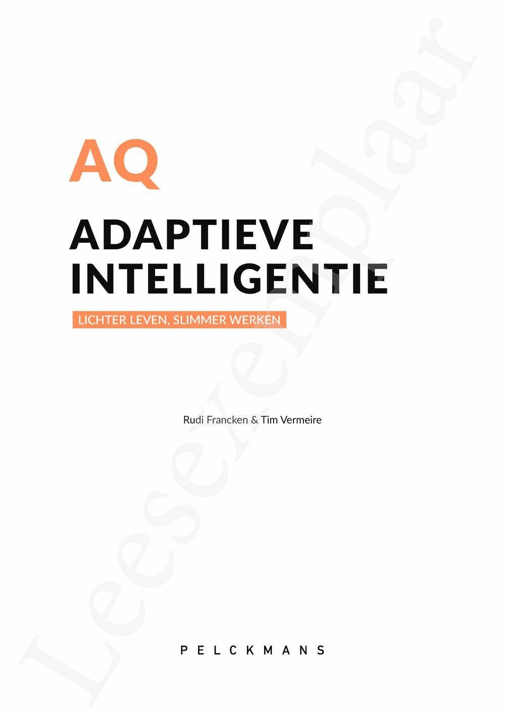 Preview: AQ: Adaptieve intelligentie